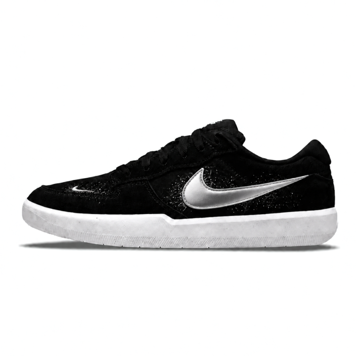 Nike Nike SB Force 58 Skateboard Shoes Unisex Low Top Black Silver Color Block