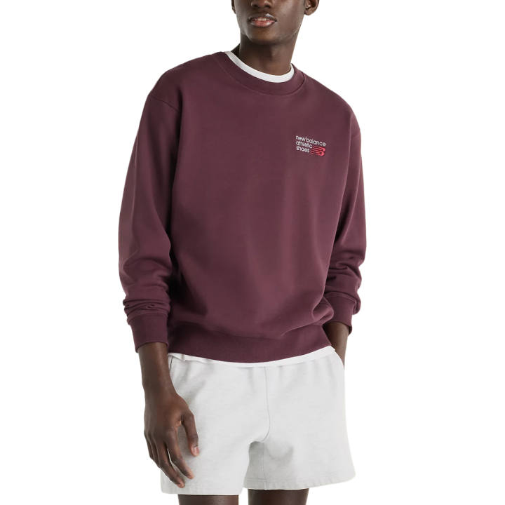 New Balance New Balance Sweatshirts Men's Cherry Bark Crew Neck Moderate