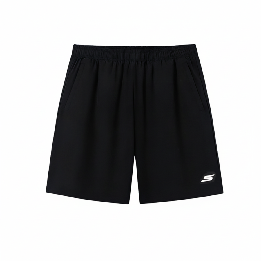 Skechers Casual Shorts Unisex Carbon Black Thin Straight Fit Pants