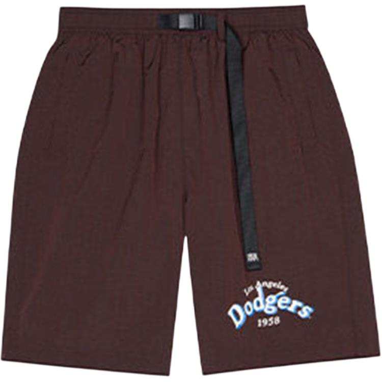 New Era Casual Shorts Unisex Red Brown