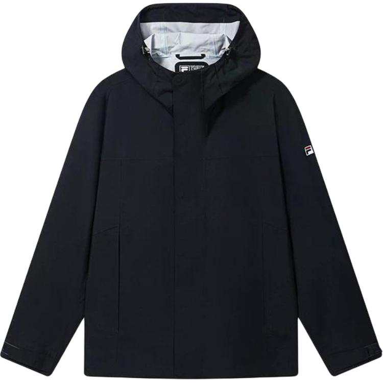 FILA Heritage Jackets Men's Legend Blue NV Hooded Non Detachable Moderate Straight Fit