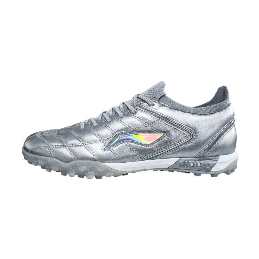 Li-Ning Li Ning Soccer Shoes Unisex Low Top Silver