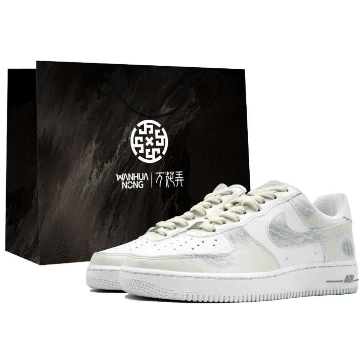 Nike Nike Air Force 1 Kaleidoscope Play, White Dragon Transforms Into The Abyss, Box Coverage Thermal Low top