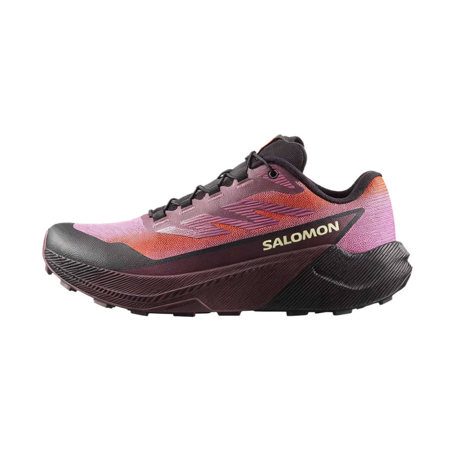 SALOMON Pulsar Trail Running Shoes Unisex Low Top Bilberry/dragonfire/dark Orchid