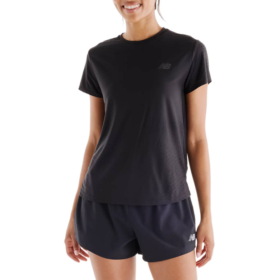 New Balance New Balance NBRC Quick Dry T Shirts Women's Black Crew Neck