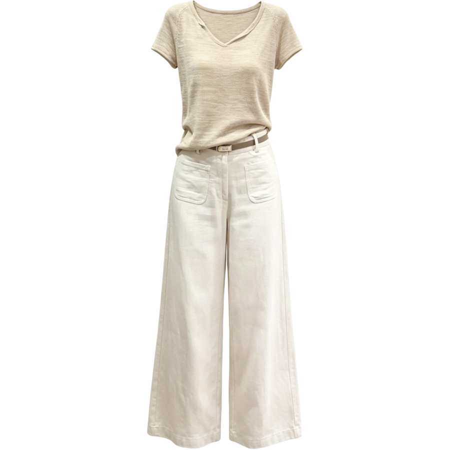 CHARM GLOW Casual Suits Women's V Neck Moderate