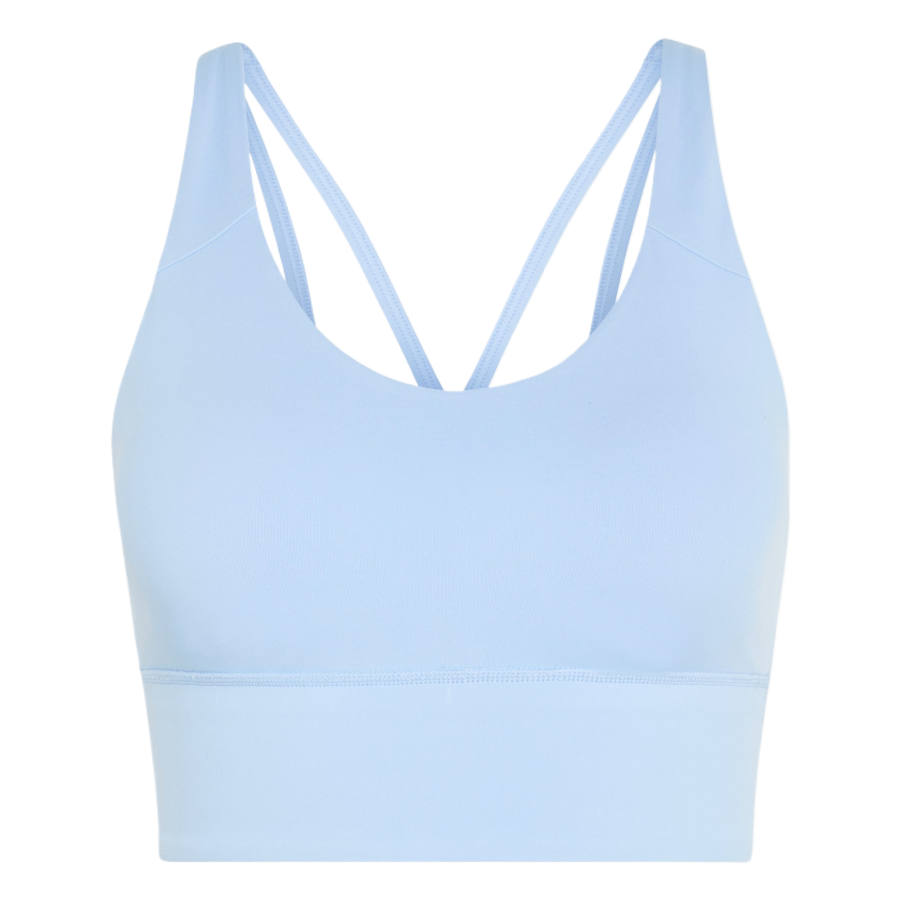 Adidas Adidas Sports Underwear Women's Glowing Blue Light V Neck Moderate