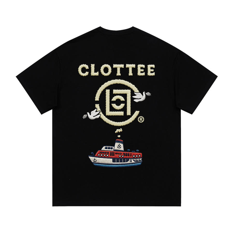 CLOT T Shirts Unisex Crew Neck Thin Straight Fit