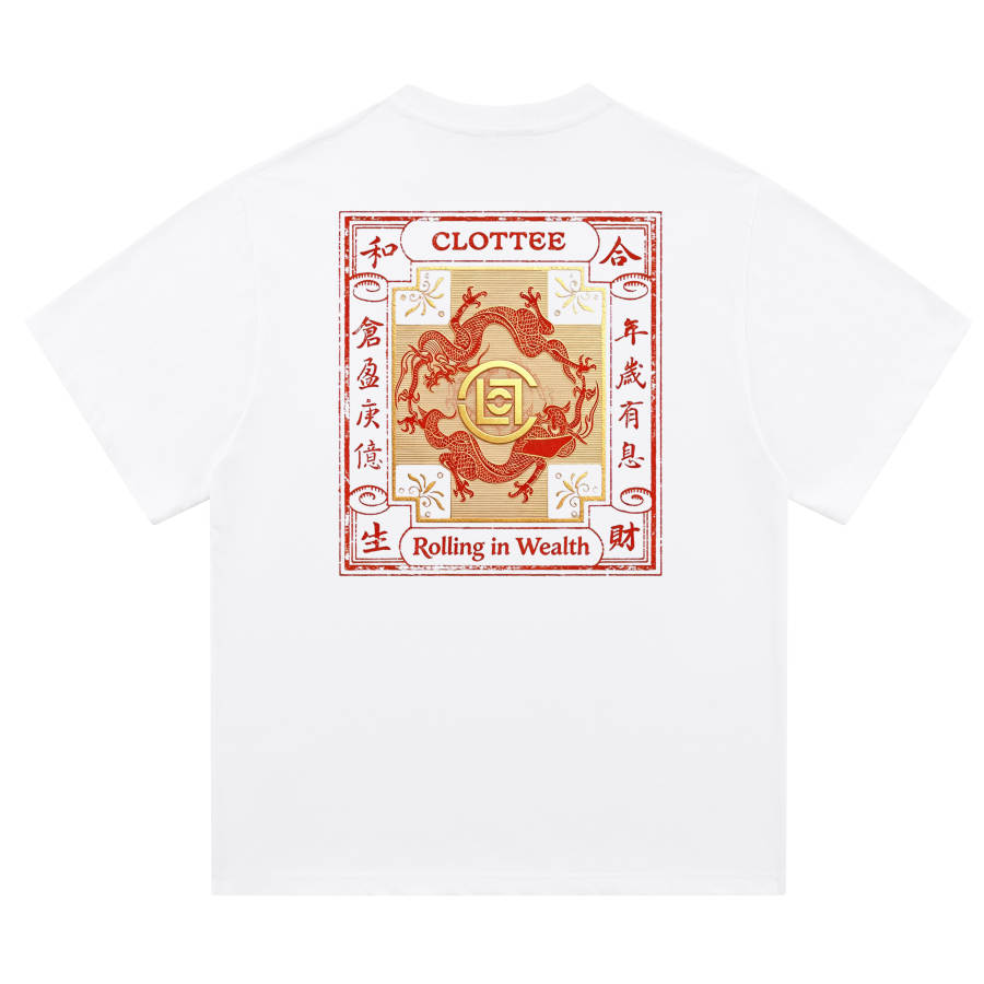 CLOT T Shirts Unisex Crew Neck Moderate Straight Fit