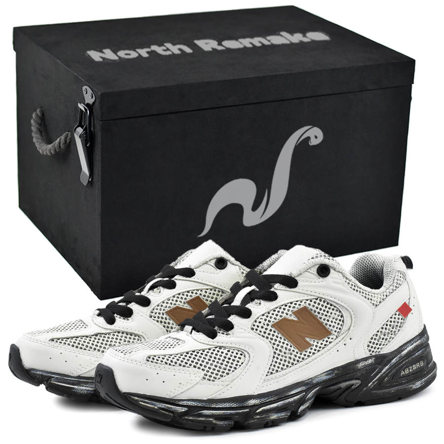 New Balance New Balance NB 530 Running Shoes Unisex Low Top Beige Black