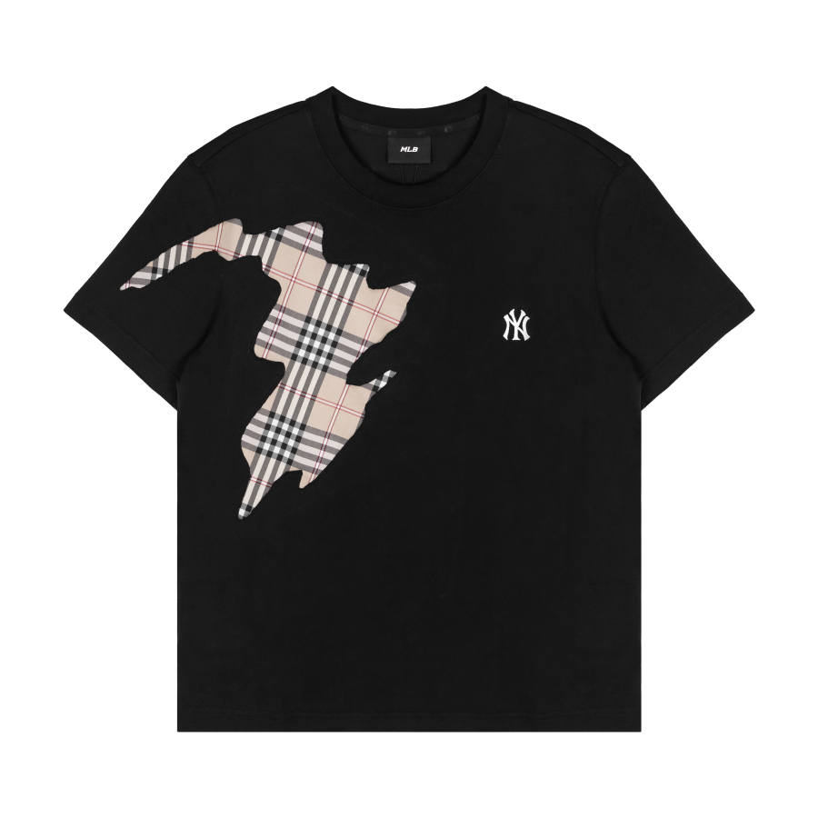 MLB T Shirts Unisex New York Yankees/Black Crew Neck Moderate Straight Fit