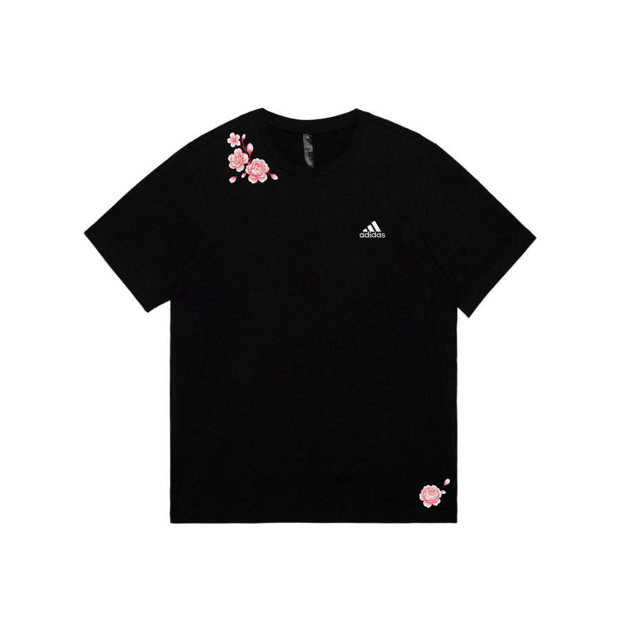 Adidas Adidas MUST HAVES T Shirts Unisex Black Crew Neck Moderate Straight Fit