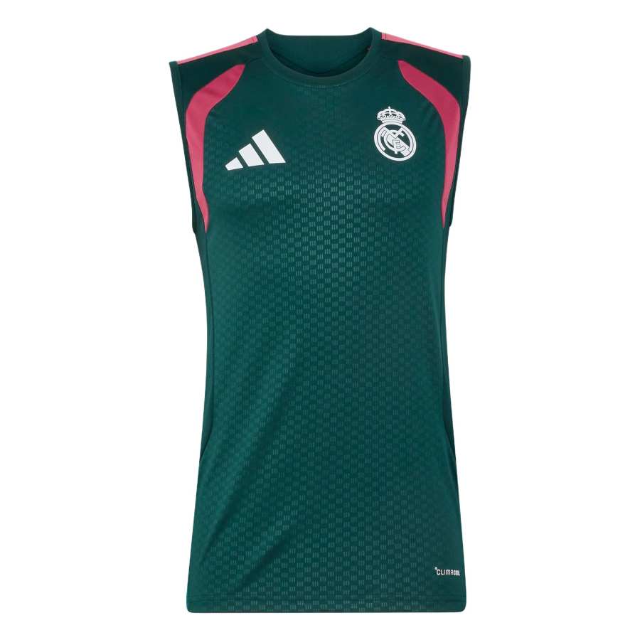 Adidas Adidas Real Madrid Soccer Jerseys Men's Aurora Ivy Green/Bright Pink Crew Neck