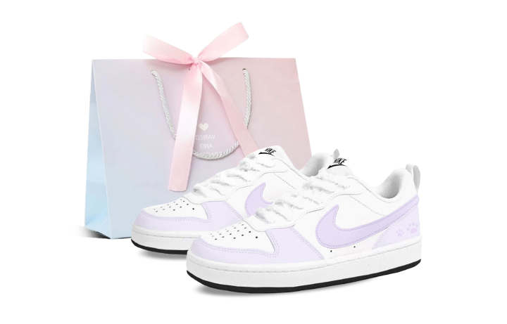 Nike Nike Court Borough Low top Skateboard Shoes Unisex Purple