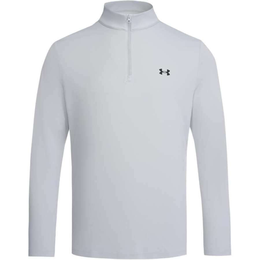Under Armour T Shirts Men's Modern Gray 011 Stand Collar Moderate