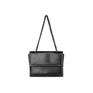 INJOYLIFE Cow Leather Shoulder Bags Medium Women's Black