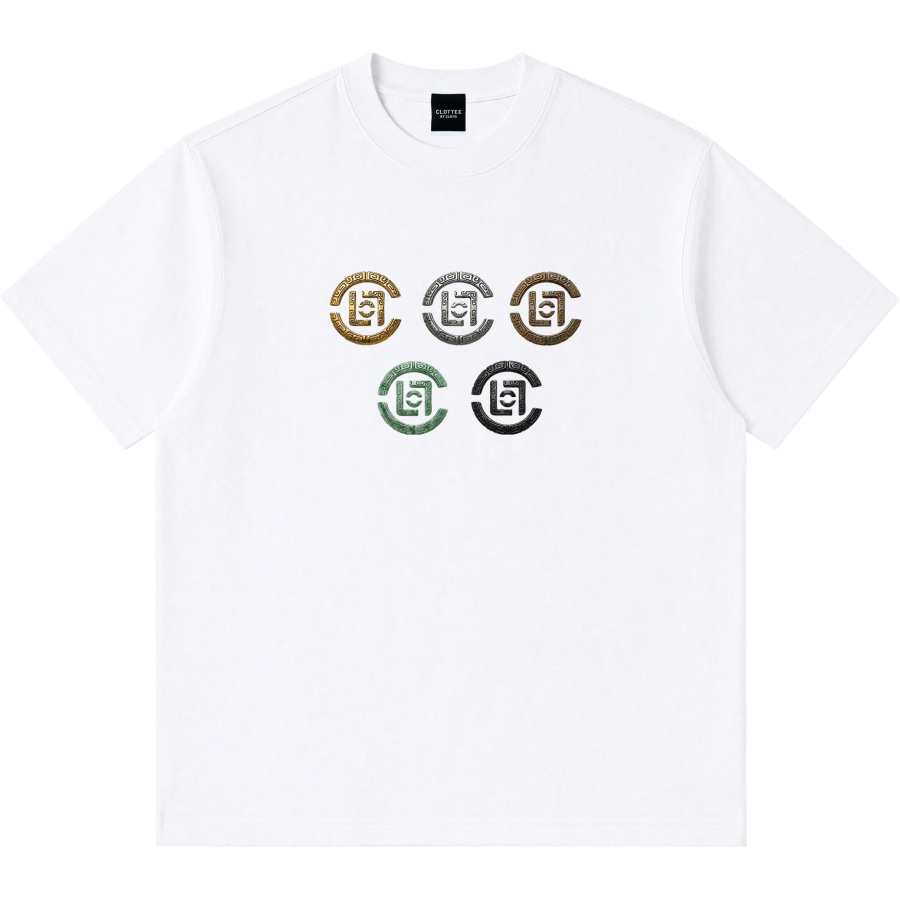 CLOT T Shirts Unisex Crew Neck Moderate Straight Fit