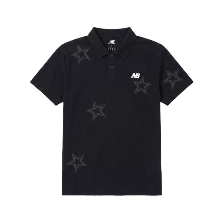 New Balance New Balance Polo Shirts Unisex Black Polo Collar Moderate Other