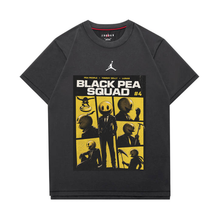 Jordan Jordan DIR FIT T Shirts Unisex Dark Gray Crew Neck Moderate