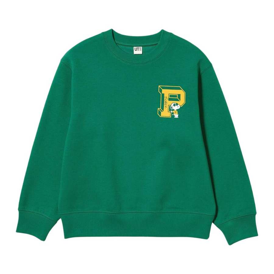 UNIQLO X PEANUTS Kids Sweatshirts Crew Neck Moderate