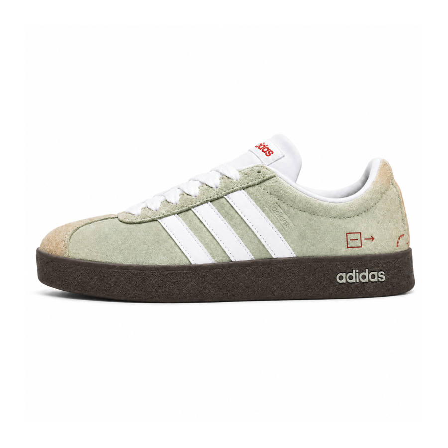 Adidas Adidas Vl Court Classic German Army Trainers Unisex Low Top Vintage Green