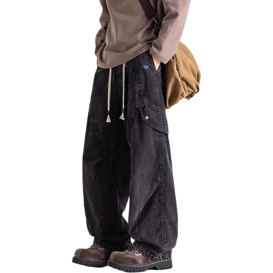 WARRIOR WARRIOR Jeans Unisex Thin Wide Leg Pants