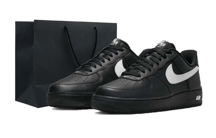 Nike Nike Air Force 1 Skateboard Shoes Men's Low Top Black