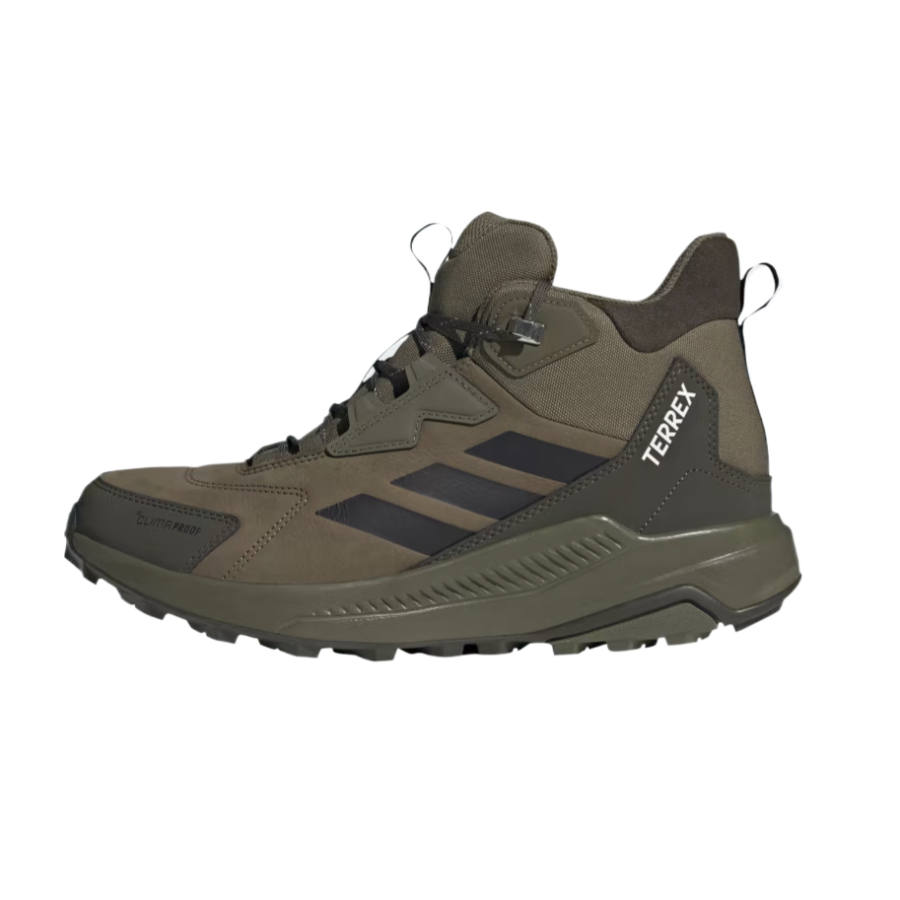 Adidas Adidas Terrex Anylander Mountaineering & Hiking Shoes Men's Mid Top Olive Green/Core Black/Contour Olive Green