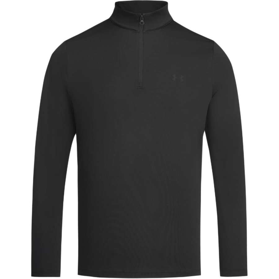 Under Armour T Shirts Men's Black 001 Stand Collar Moderate