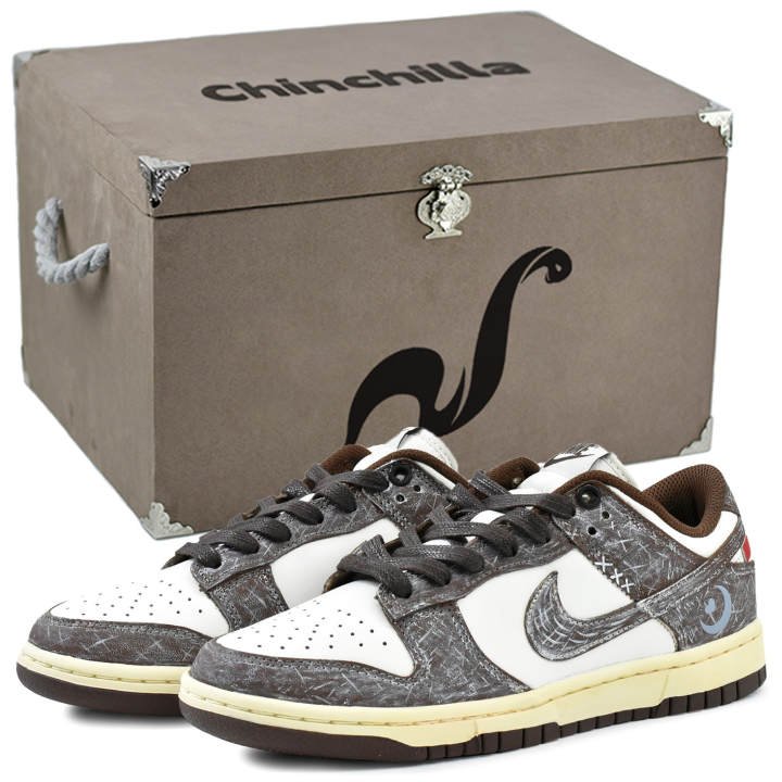Nike Nike Dunk Skateboard Shoes Women's Low Top Brown, White