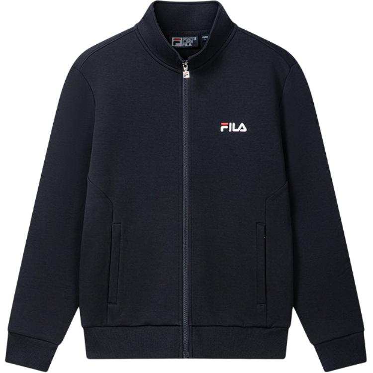 FILA Jackets Men's Legend Blue NV Stand Collar Moderate Straight Fit