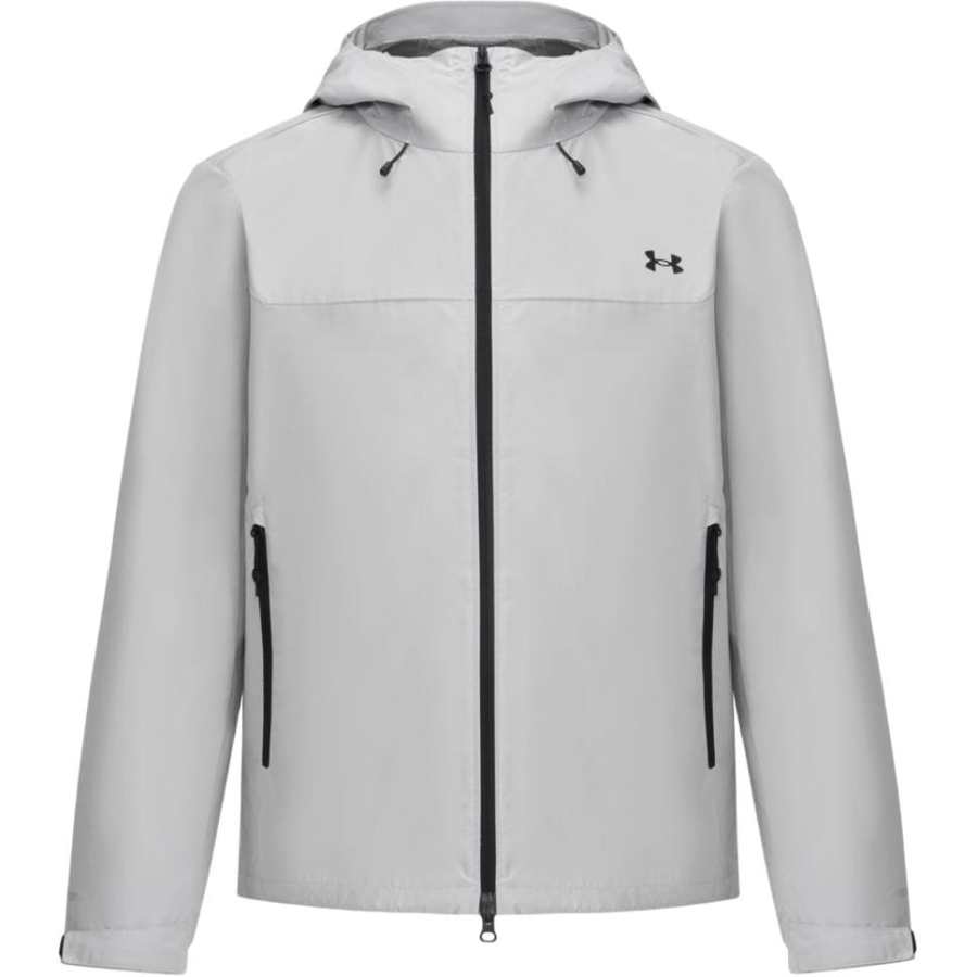 Under Armour Jackets Men's Halo Gray Hooded Non Detachable Moderate
