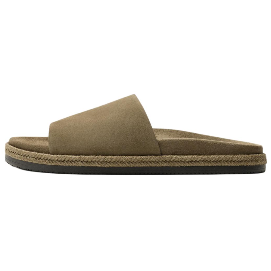 ZARA ZARA Slide Slippers Men's Umber