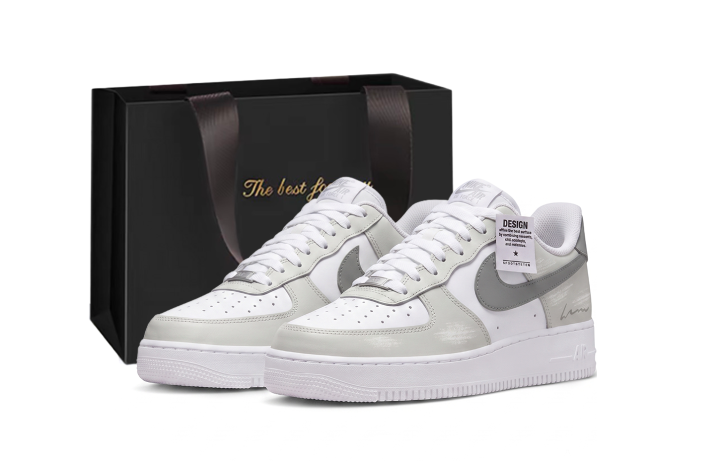 Nike Nike Air Force 1 Skateboard Shoes Unisex Low Top White Green
