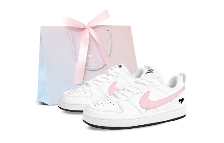 Nike Nike Court Borough Low top Skateboard Shoes Unisex Pink