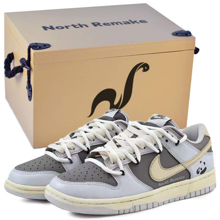 Nike Nike Dunk Skateboard Shoes Men's Low Top Blue, Gray