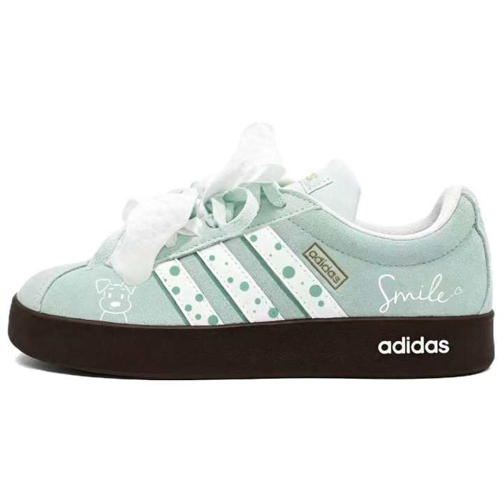 Adidas Adidas Vl Court Classic German Army Trainers Unisex Low Top White