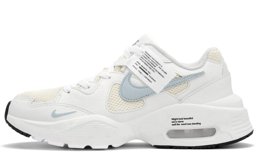 Nike Nike Air Max Fusion Running Shoes Unisex Low Top Yellow White Blue