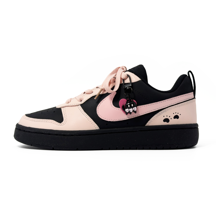 Nike Nike Court Borough Skateboard Shoes Women's Low Top Pink