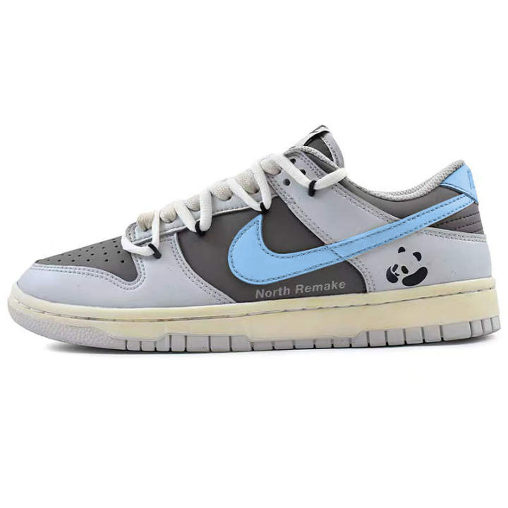 Nike Nike Dunk Skateboard Shoes Men's Low Top Blue, Gray