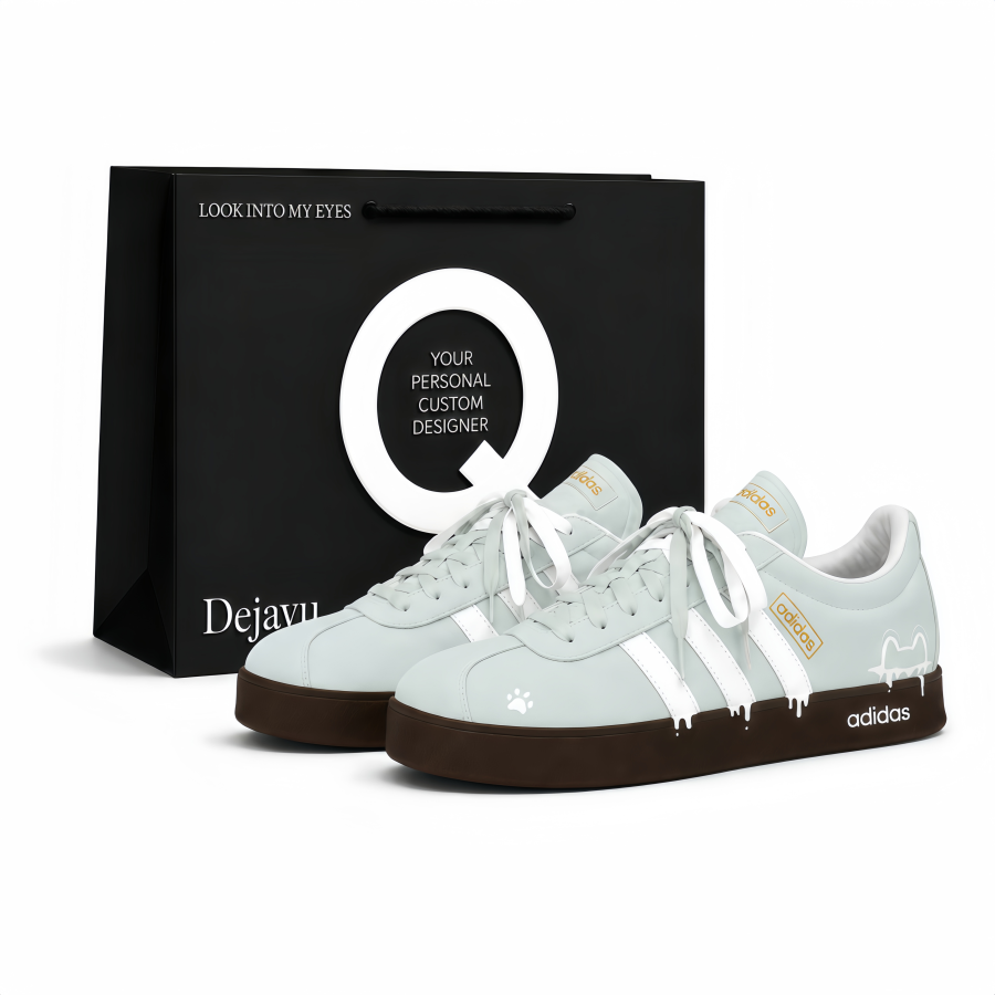Adidas Adidas Vl Court Classic German Army Trainers Unisex Low Top Green/White