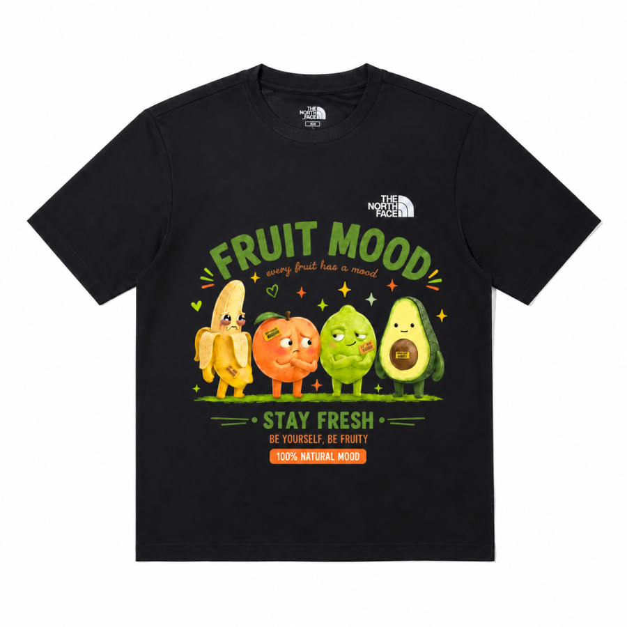 THE NORTH FACE T Shirts Unisex Black Crew Neck Moderate Straight Fit