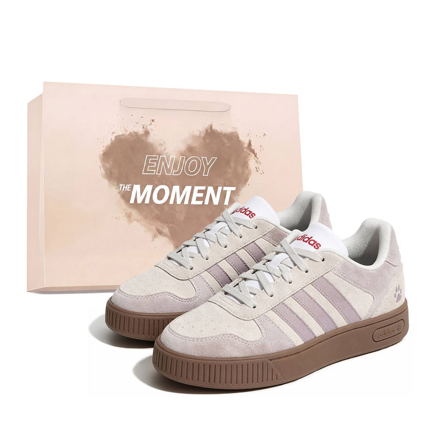 Adidas Adidas D PAD Skateboard Shoes Unisex Low Top Purple/Beige/Brown