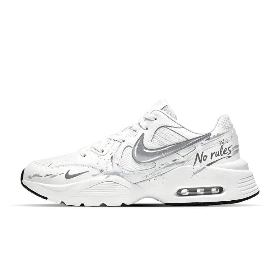 Nike Nike Air Max Fusion Running Shoes Unisex Low Top Gray White