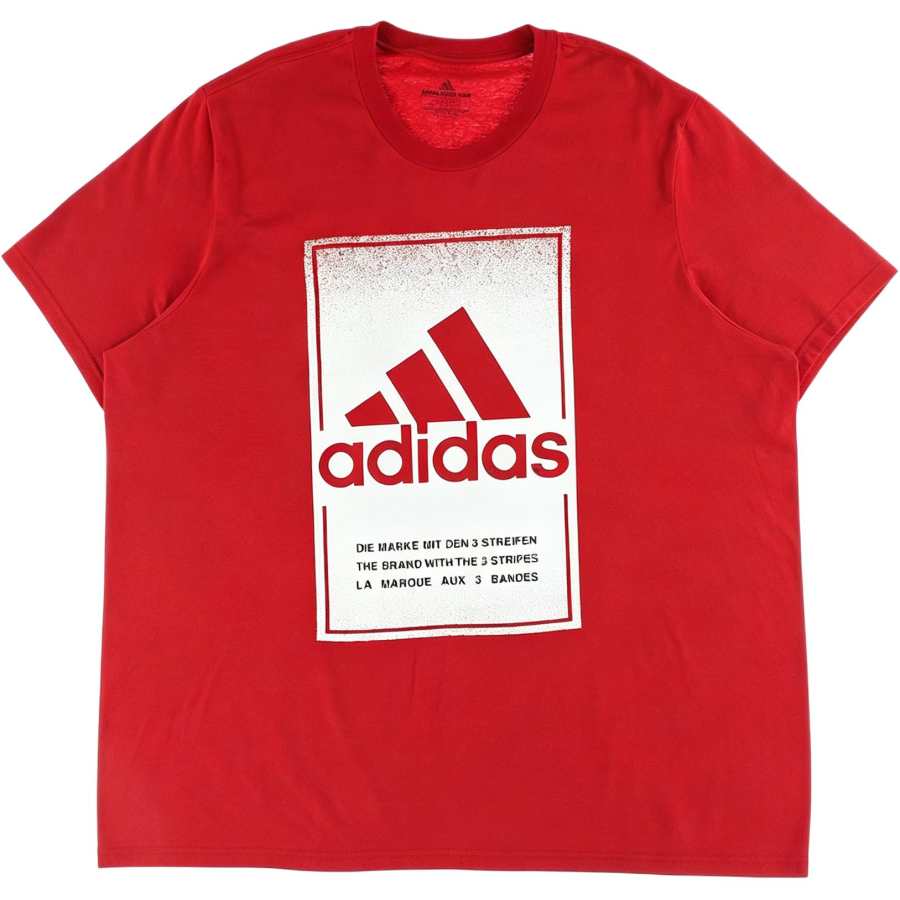 Adidas Adidas T Shirts Men's Red Crew Neck