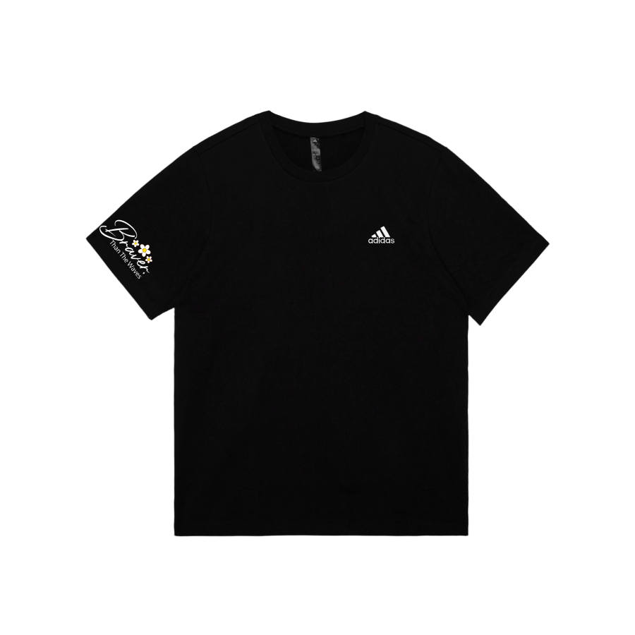 Adidas Adidas MUST HAVES T Shirts Unisex Black Crew Neck Moderate Straight Fit