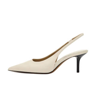 ZARA High Heels Women's Light Beige Yellow