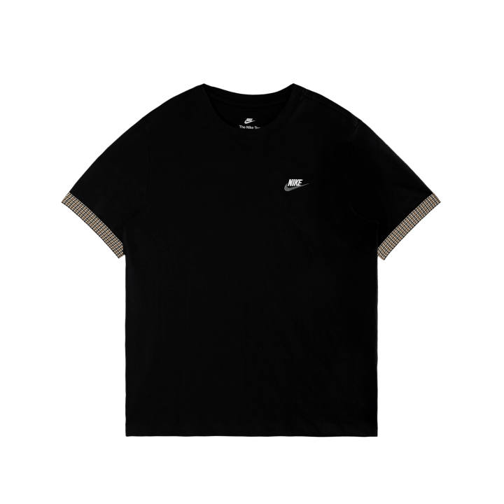 Nike Nike Sportswear T Shirts Men's Black/White/Dark Gray Crew Neck Moderate