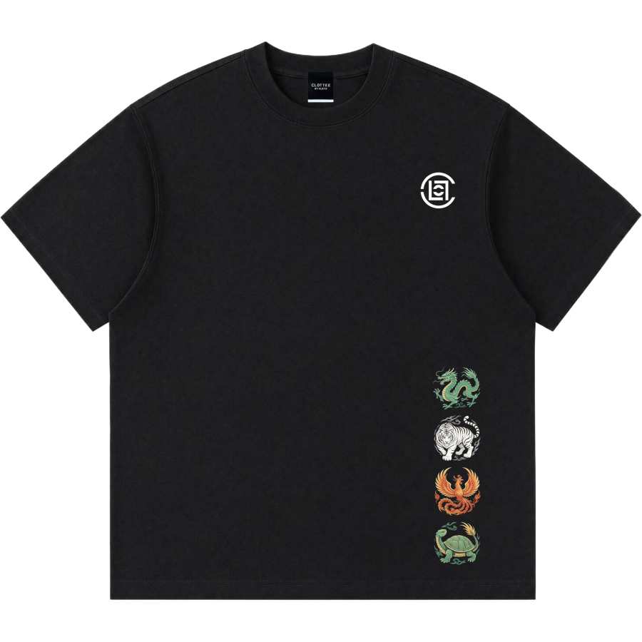 CLOT T Shirts Unisex Crew Neck Moderate Straight Fit