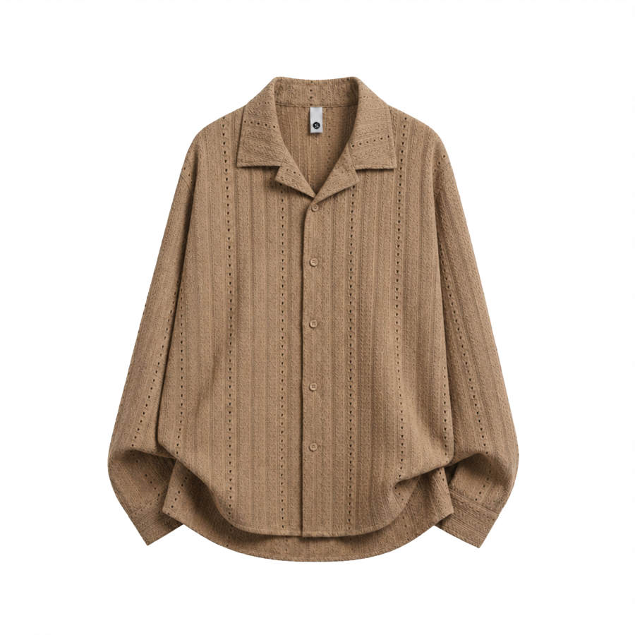 GWAF Shirts Unisex Lapel Moderate Straight Fit